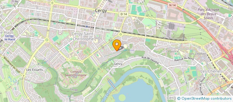 localisation de l'entreprise SIBOUWA TRANSPORT  CERGY