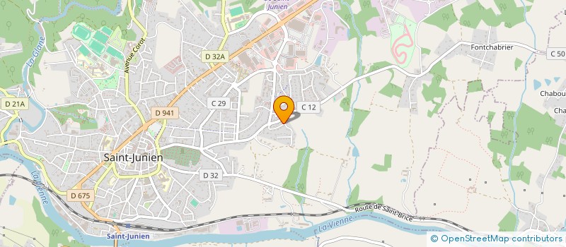 localisation de l'entreprise SIBS à SAINT-JUNIEN