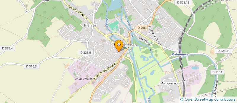 localisation de l'entreprise SIBS à PIERRES