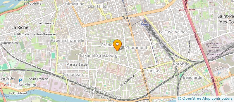 localisation de l'entreprise SIBV  TOURS