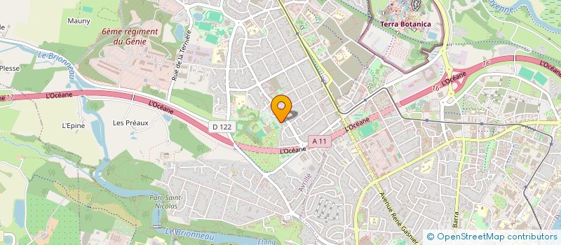 localisation de l'entreprise SIBYLLINE  AVRILLE