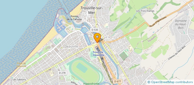 localisation de l'entreprise SIC à DEAUVILLE