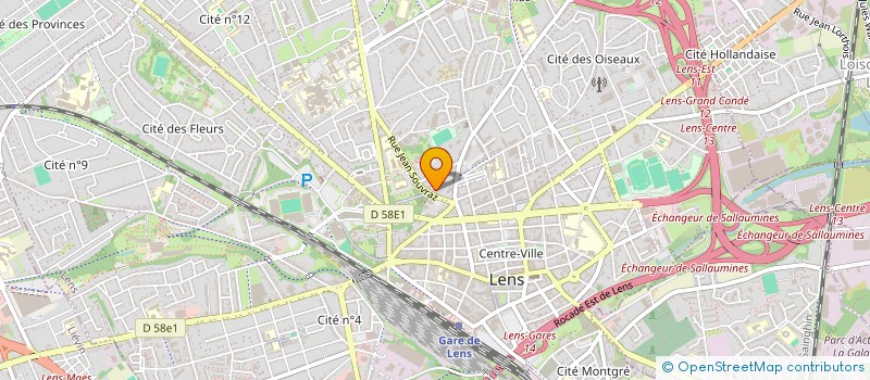 localisation de l'entreprise SIC AS PRO BATIMENT  LENS