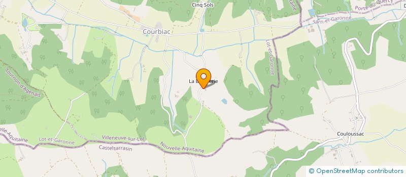 localisation de l'entreprise SIC CIVILE IMM LE TREIL  COURBIAC