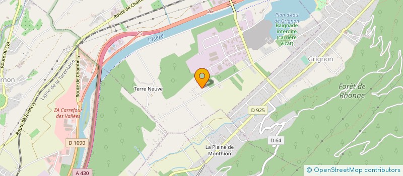 localisation de l'entreprise SIC-ETANCHEITE à GILLY-SUR-ISERE