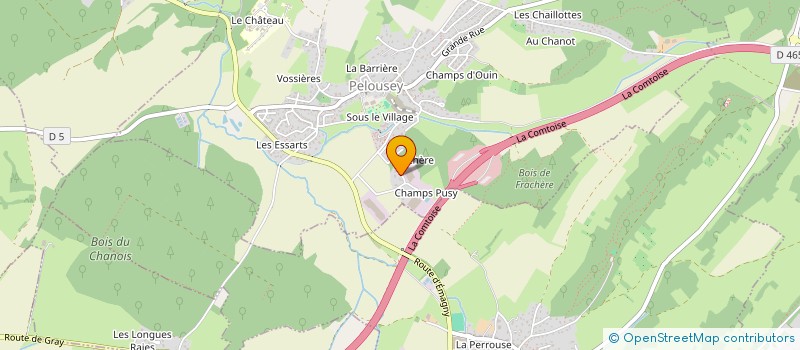 localisation de l'entreprise SIC G.R. 2001  PELOUSEY