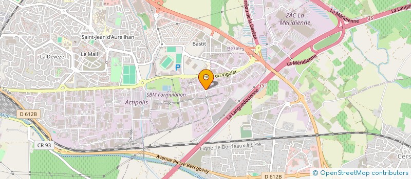 localisation de l'entreprise SIC HOLDING  VILLENEUVE-LES-BEZIERS
