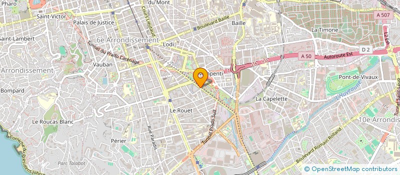 localisation de l'entreprise SIC LA PALUN LES FLORIDES à MARSEILLE