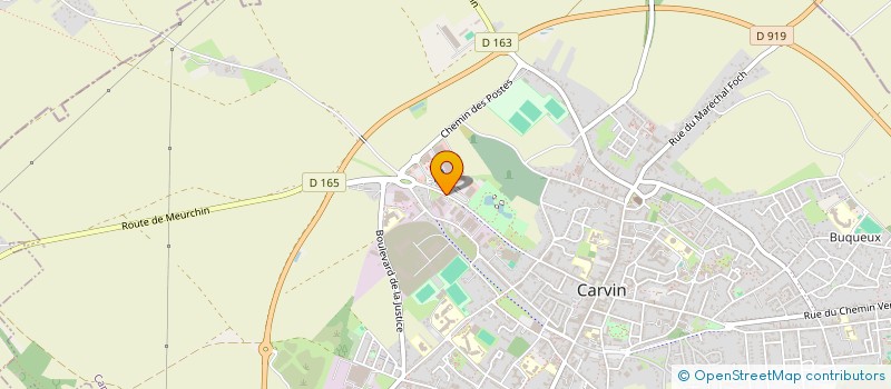 localisation de l'entreprise SIC MITHEM  CARVIN