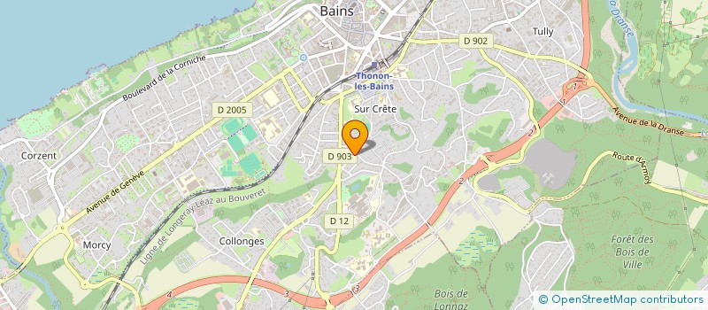 localisation de l'entreprise SIC-NDT SOCIETE D'INSPECTION & CONTROLE à THONON-LES-BAINS