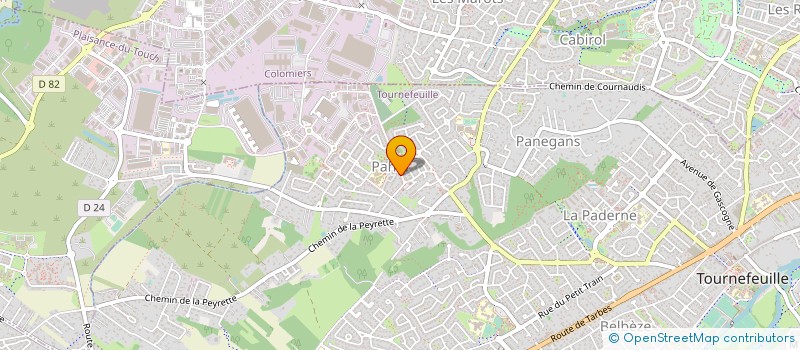 localisation de l'entreprise SIC S.P.S.V.  TOURNEFEUILLE