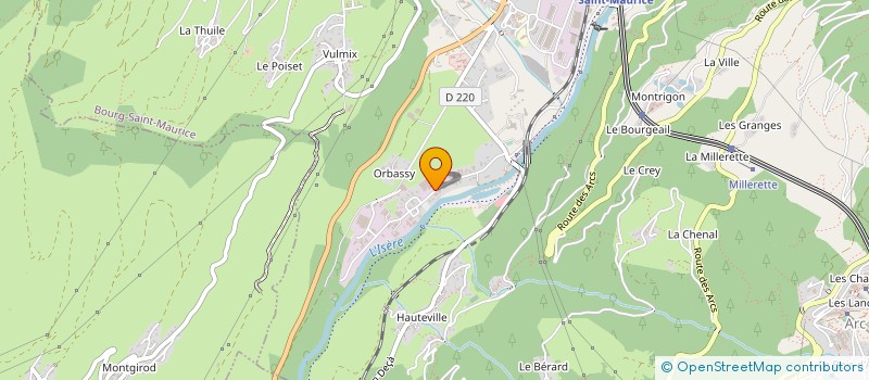localisation de l'entreprise SICA COOP SARL LE ST BERNARD à BOURG-SAINT-MAURICE