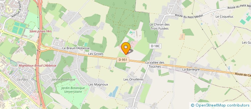 localisation de l'entreprise SICA D'HABITAT RURAL DU POITOU à MIGNALOUX-BEAUVOIR