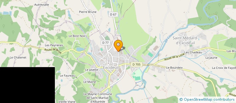 localisation de l'entreprise SICA DES VERGERS D'EXCIDEUIL à EXCIDEUIL