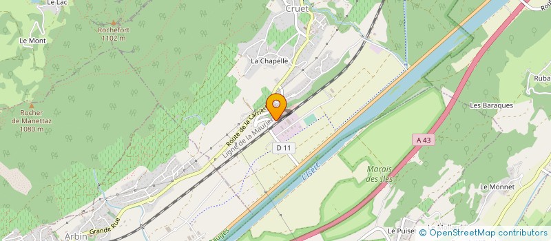 localisation de l'entreprise SICA DES VINS FINS DE CRUET  CRUET