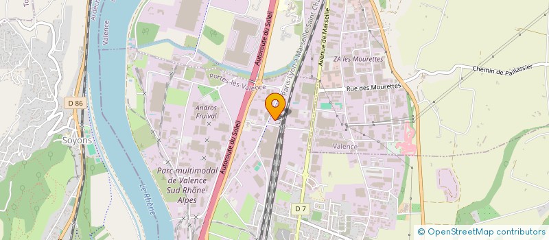 localisation de l'entreprise SICA DEVELOPPEMENT INTERPROF ELEVAGE à PORTES LES VALENCE