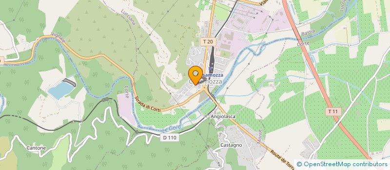 localisation de l'entreprise SICA EMBALLAGES CORSES à BORGO
