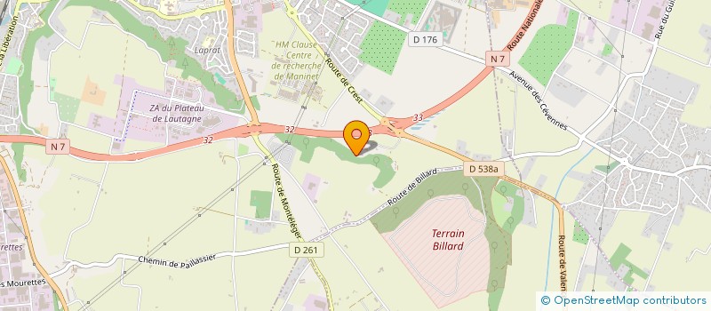 localisation de l'entreprise SICA EUROVAL  VALENCE