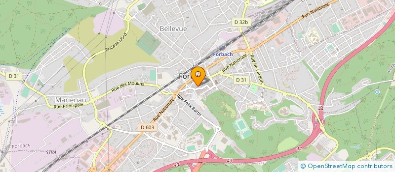 localisation de l'entreprise SICA FORBACH ANIMATION  FORBACH