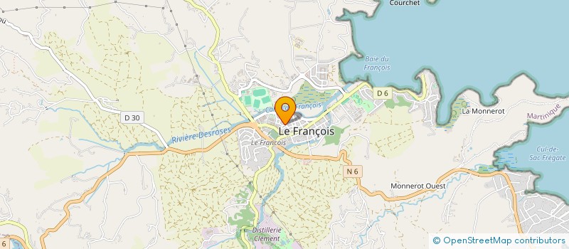 localisation de l'entreprise SICA FRANCOIS-DUMAINE-VAUCLIN à LE FRANCOIS