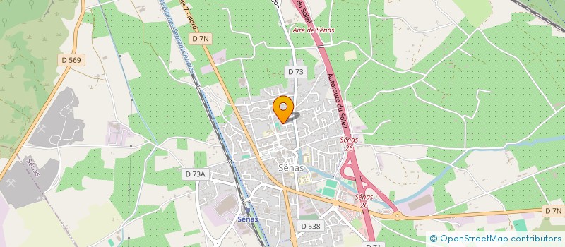 localisation de l'entreprise SICA FROID à SENAS