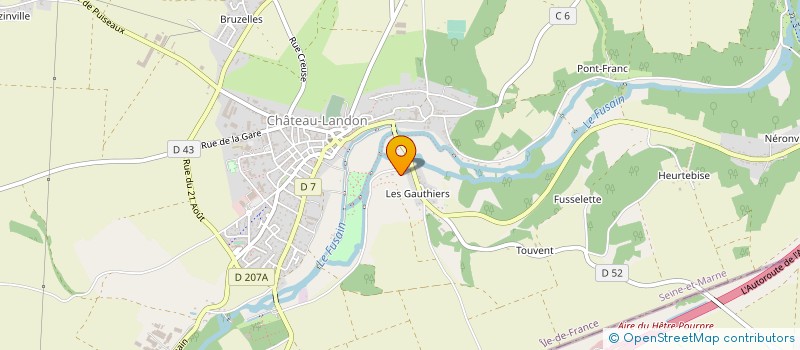 localisation de l'entreprise SICA GATINAISE DE DESHYDRATATION à CHATEAU-LANDON