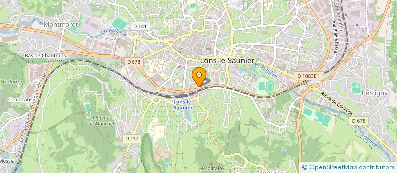 localisation de l'entreprise SICA JURA à LONS-LE-SAUNIER