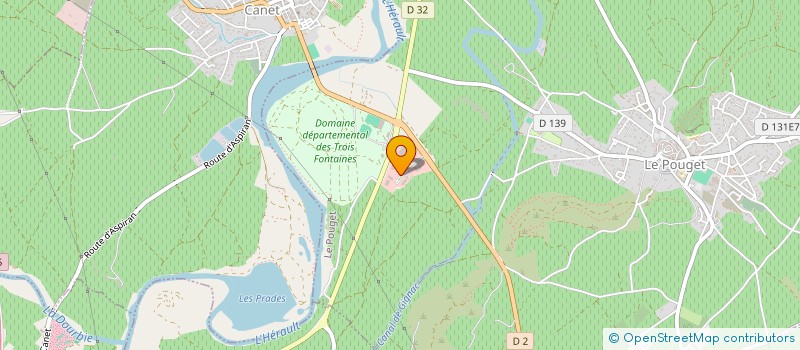 localisation de l'entreprise SICA LES VIGNERONS DE PLAISSAN  LE POUGET