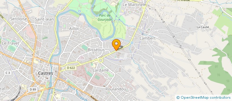 localisation de l'entreprise SICA MOHAIR  CASTRES