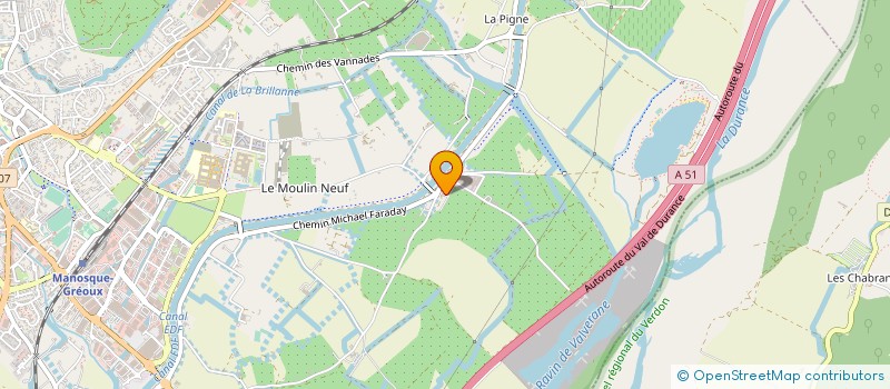 localisation de l'entreprise SICA POM ALPES à MANOSQUE