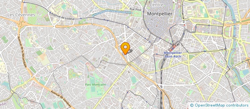 localisation de l'entreprise SICA PROD PLANTS FOREST MEDITE à MONTPELLIER