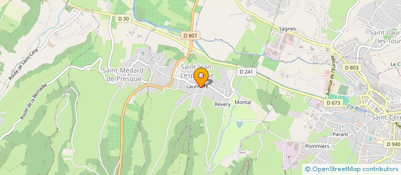 localisation de l'entreprise SICA PRODUCT HAUT QUERCY  FRAYSSINHES