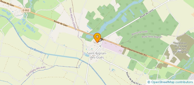 localisation de l'entreprise SICA SAM DU LOIRET à BRAY-SAINT-AIGNAN