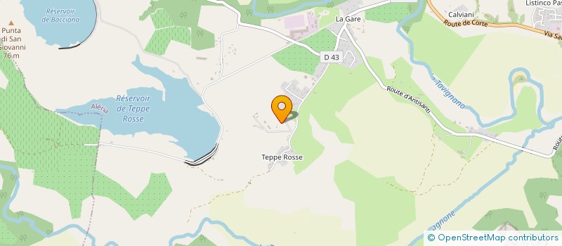 localisation de l'entreprise SICA SARL CISMONTE à ALERIA
