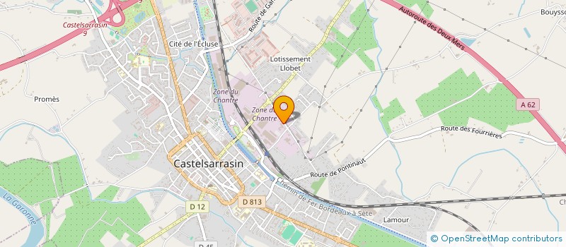 localisation de l'entreprise SICA SARL QUERCY LOMAGNE  CASTELSARRASIN