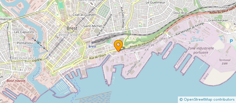 localisation de l'entreprise SICA SILOBREST à BREST