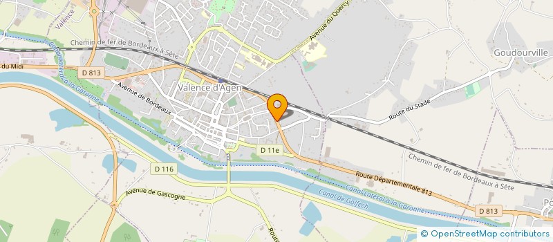 localisation de l'entreprise SICA SOCAVAM  MOISSAC