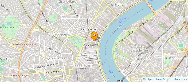 localisation de l'entreprise SICA SOVICOP SA à BORDEAUX