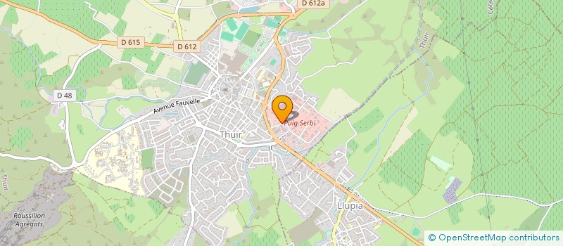 localisation de l'entreprise SICA SUD DELICES  THUIR