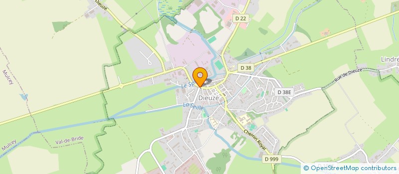 localisation de l'entreprise SICA TERRE LORRAINE à DIEUZE