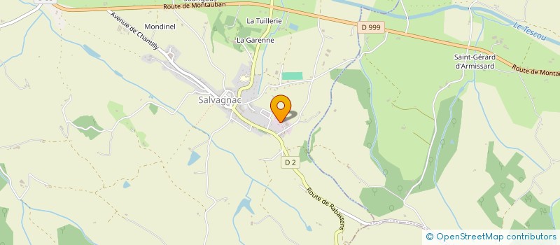 localisation de l'entreprise SICA VOLAD OC à SALVAGNAC