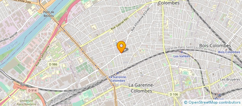 localisation de l'entreprise SICABLES  COLOMBES