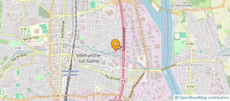 localisation de l'entreprise SICAD CONSTRUCTION METALLIQUE à VILLEFRANCHE-SUR-SAONE