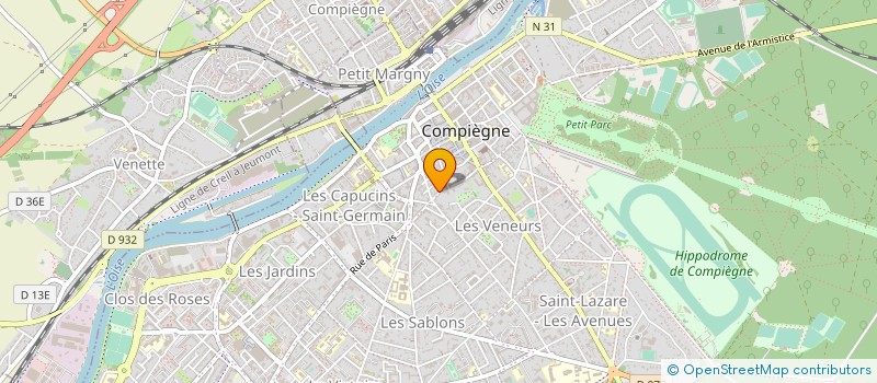 localisation de l'entreprise SICAE OISE  COMPIEGNE