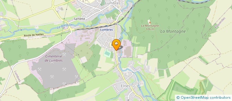 localisation de l'entreprise SICAL  LUMBRES