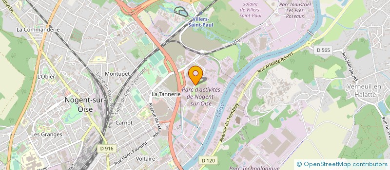 localisation de l'entreprise SICAL CREIL SAS à NOGENT-SUR-OISE
