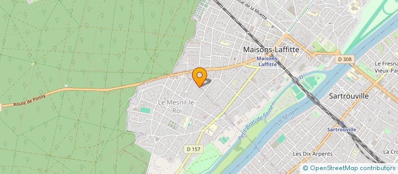 localisation de l'entreprise SICALE CONSULTING à MAISONS-LAFFITTE