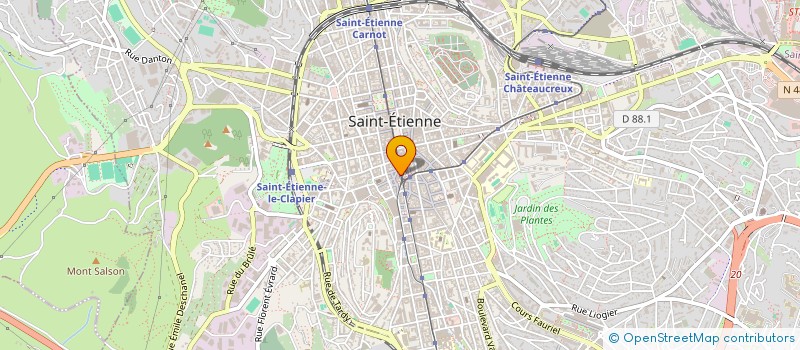 localisation de l'entreprise SICAM CANNES MIDI STRIBICK ET CIE  SAINT-ETIENNE