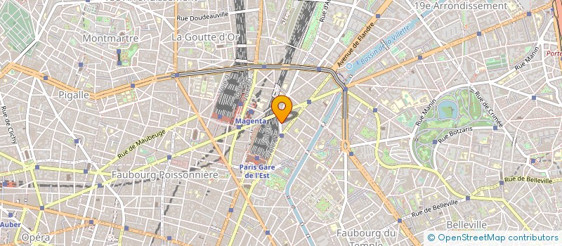 localisation de l'entreprise SICANE à PARIS