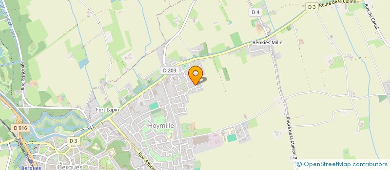 localisation de l'entreprise SICANO  HOYMILLE